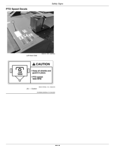 Alternative view of John Deere C450 Center Pivot Mower-Conditioner (490000-) (North American) Operator's Manual (OMFH348842)