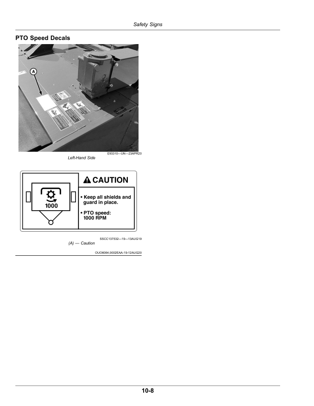 John Deere C450 Center Pivot Mower-Conditioner (490000-) (North American) Operator's Manual (OMFH348842) - Image 2