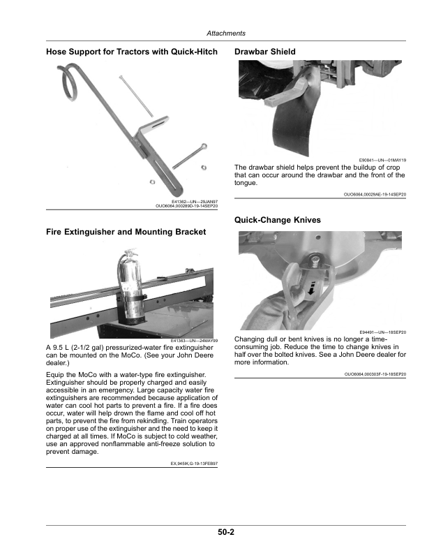 John Deere C500 Center Pivot Mower-Conditioner (490000-) (Export Edition) Operator's Manual (OMFH348852) - Image 2
