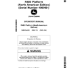 John Deere R400 Platform (490000-) (North American) Operator's Manual (OMFH348856)