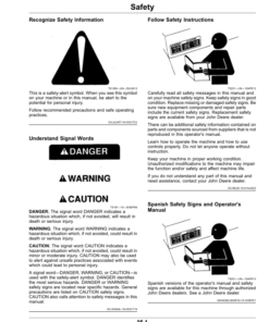 Alternative view of John Deere R400 Platform (490000-) (North American) Operator's Manual (OMFH348856)