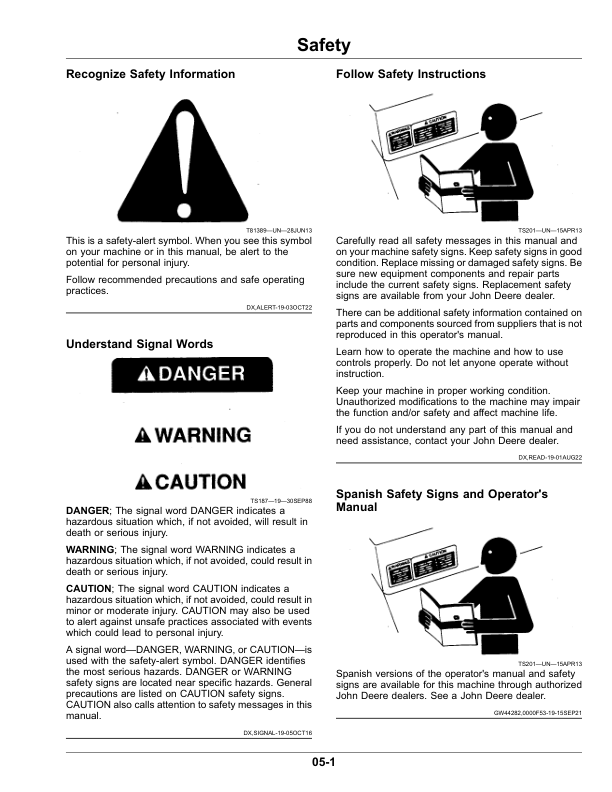 John Deere R400 Platform (490000-) (North American) Operator's Manual (OMFH348856) - Image 2