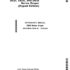 John Deere D625, D630, D636 Series Draper (Export Edition) Operator's Manual (OMFH349000)
