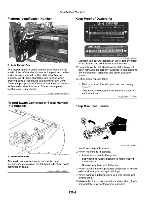 John Deere W170 Self-Propelled Windrower (490001-501199) (North American) Operator's Manual (OMFH349960) - Image 4