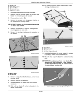 Alternative view of John Deere R500 Rotary Platform (000001-) (Export Edition) Operator's Manual (OMFH350428)
