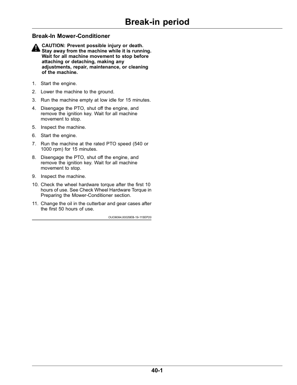 John Deere C300, C350 Center Pivot Mower Conditioners (000001-) (Export Edition) Operator's Manual (OMFH350443) - Image 2