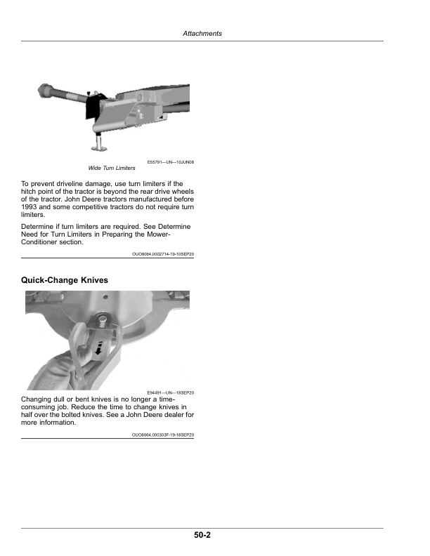 John Deere C300, C350 Center Pivot Mower Conditioners (000001-) (Export Edition) Operator's Manual (OMFH350443) - Image 3