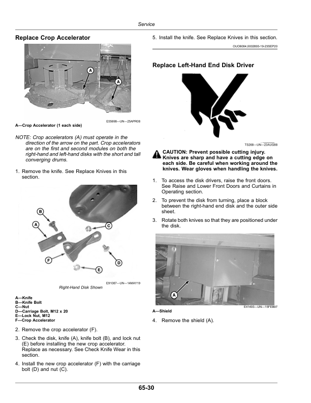John Deere C450 Center Pivot Mower-Conditioner (000001-) (Export) Operator's Manual (OMFH350454) - Image 2