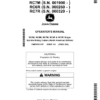 John Deere RC5M (001500-), RC6M (003700-), RC7M (001900-), RC6R (000260-), RC7R (000320-) Single-Spindle Rotary Cutters (North American) Operator's Manual (OMFH351187)