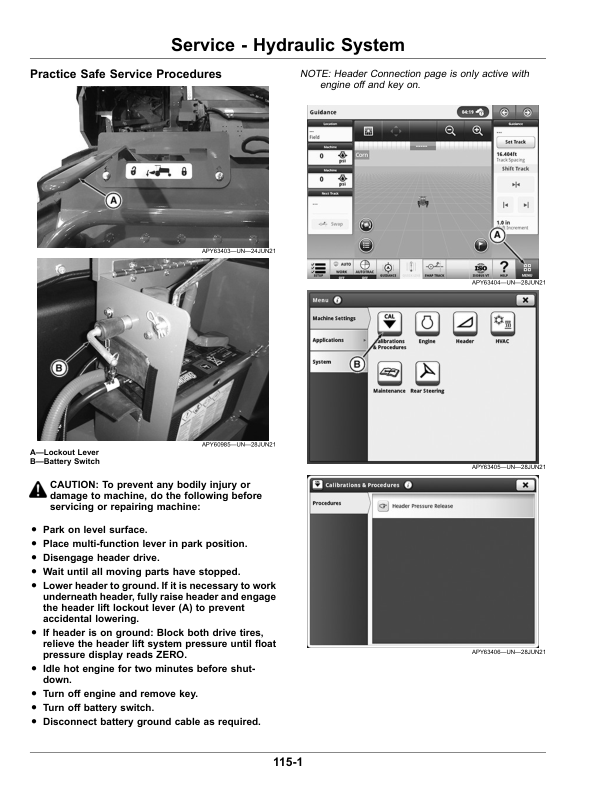 John Deere W200M, W235M, W260M Rotary Self- Propelled Windrower (Serial No. 510000-) (North American) Operator's Manual (OMFH352676) - Image 3