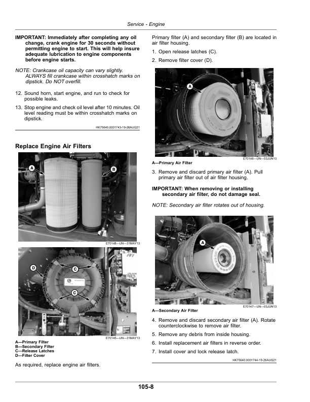 John Deere W200M, W235M, W260M Rotary Self- Propelled Windrower (Serial No. 510000-) (Export Edition) Operator's Manual (OMFH352680) - Image 3