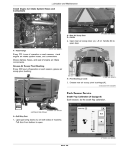 Alternative view of John Deere W200M & W235M Rotary Self-Propelled Windrower (000000-509999) (North American) Operator's Manual (OMFH352951)