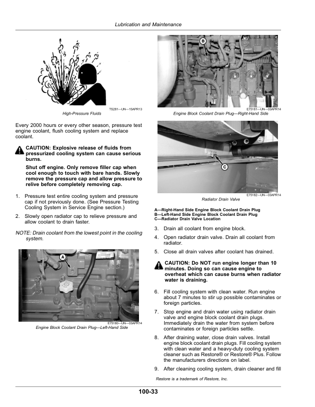 John Deere W200M & W235M Rotary Self-Propelled Windrower (000000-509999) (Export Edition) Operator's Manual (OMFH352954) - Image 2