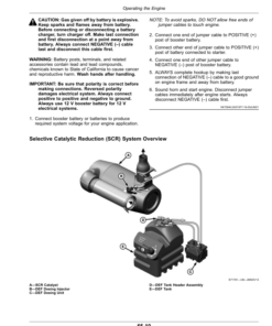 Alternative view of John Deere W260R, W235R Self-Propelled Windrower (000000-509999),(North American) Operator's Manual (OMFH352956)