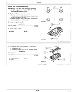 Alternative view of John Deere R310R, R350R Mower-Conditioner (European) Operator's Manual (OMFH353511)