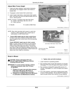 Alternative view of John Deere R240, R280, R310 Rotary Disk Mowers (Serial No. 505447-) North America Operator's Manual (OMFH354431)