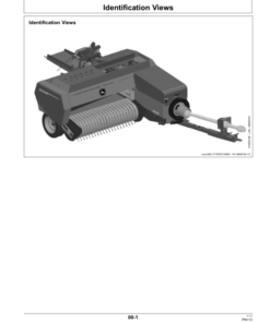 Alternative view of John Deere S200 Square Baler Operator's Manual (OMFH354470)