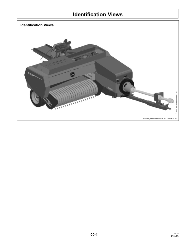 John Deere S200 Square Baler Operator's Manual (OMFH354470) - Image 2