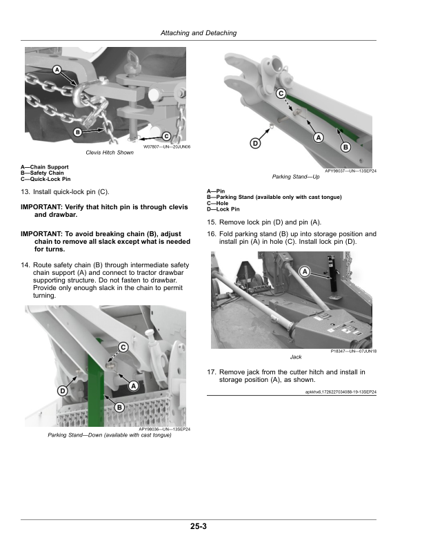 John Deere FC12E (S.N. 003700 - ) , FC15E (S.N. 001500 - ), FC15M (S.N. 004600 - ), FC20M (S.N. 001400 - ), FC10R (S.N. 000600 - ), FC15R (S.N. 003000 - ), FC20R (S.N. 001000 - ) Flex-Wing Rotary Cutters Operator´s (North American) Operator's Manual (OMFH354745) - Image 3