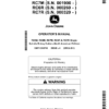 John Deere RC5M, RC6M, RC7M, RC6R & RC7R Single- Spindle Rotary Cutters (North American) Operator's Manual (OMFH354746)