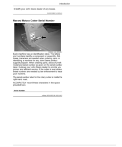 Alternative view of John Deere RC5M, RC6M, RC7M, RC6R & RC7R Single- Spindle Rotary Cutters (North American) Operator's Manual (OMFH354746)