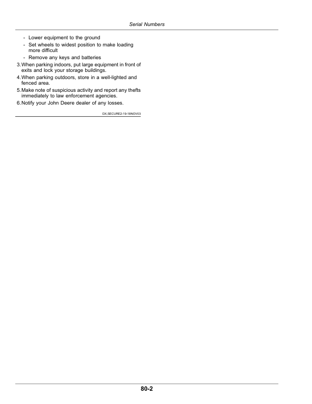 John Deere S250, S300, S350 Side Pull Mower Conditioners (North American) Operator's Manual (OMFH355628) - Image 2