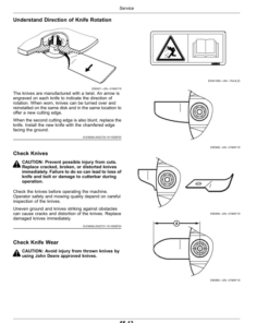 Alternative view of John Deere S250, S300, S350 Side Pull Mower Conditioners (Export Edition) Operator's Manual (OMFH355631)