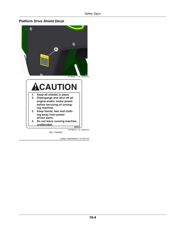 John Deere C300, C350 Center Pivot Mower-Conditioners Operator's Manual (OMFH355633) - Image 3