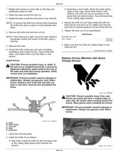 Alternative view of John Deere C400 Center Pivot Mower-Conditioners (Export Edition) Operator's Manual (OMFH355641)