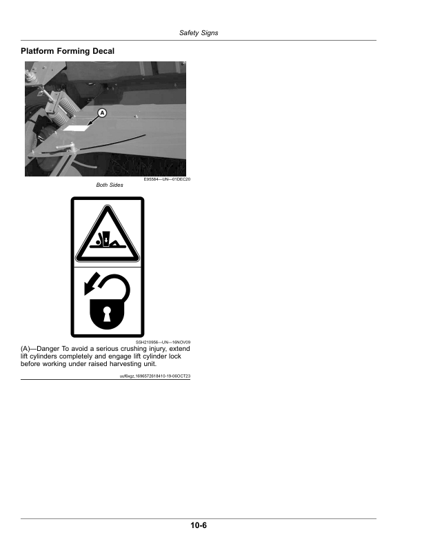John Deere C500 Center Pivot Mower-Conditioner (Export Edition) Operator's Manual (OMFH355664) - Image 3