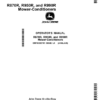 John Deere R870R, R950R, R990R Mower-Conditioners Operator's Manual (OMFH355701)