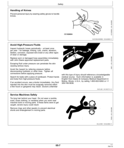 Alternative view of John Deere R870R, R950R, R990R Mower-Conditioners Operator's Manual (OMFH355701)