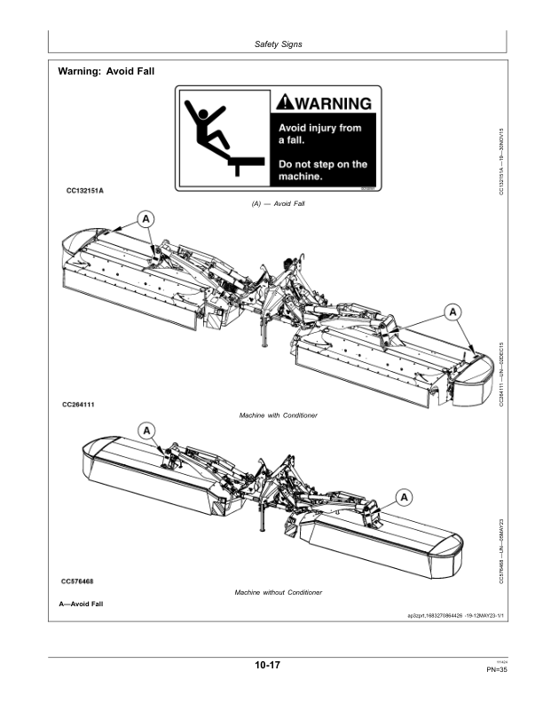 John Deere R870R, R950R, R990R Mower-Conditioners, R990M Mower Operator's Manual (OMFH355704) - Image 2