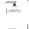 John Deere F310R, F350R Mower-Conditioners Operator's Manual (OMFH355718)
