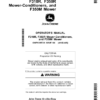 John Deere F310R, F350R Mower-Conditioners, F350M Mower Operator's Manual (OMFH355728)
