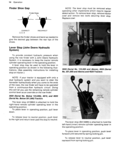 Alternative view of John Deere 231 Beet Harvester Operator's Manual (OMGA10016)