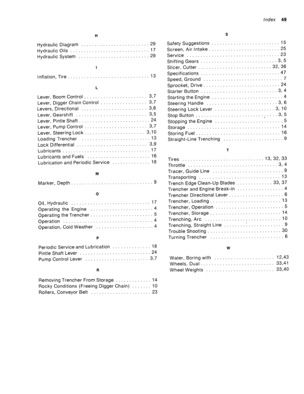 John Deere JD21 Trencher Operator's Manual (OMGA10019) - Image 2
