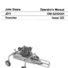 John Deere JD11 Trencher Operator's Manual (OMGA10021)