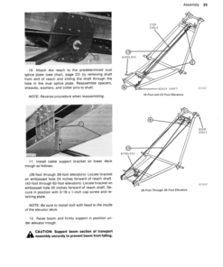 Alternative view of John Deere 321 Flight Elevator Operator's Manual (OMGA10068)