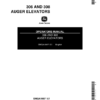 John Deere 306, 308 Auger Elevators Operator's Manual (OMGA10071)