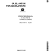 John Deere 64, 65, 66 Forage Blowers Operator's Manual (OMGA10196)