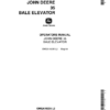 John Deere 35 Bale Elevator Operator's Manual (OMGA10235)