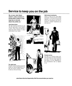 Alternative view of John Deere 33 Bale Elevator Operator's Manual (OMGA10236)