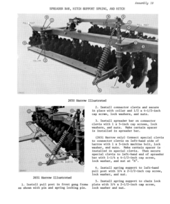 Alternative view of John Deere 2650, 2651 Offset Harrows Operator's Manual (OMGA10294)