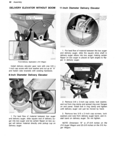 Alternative view of John Deere 210, 310 Auger Wagons Operator's Manual (OMGA10369)