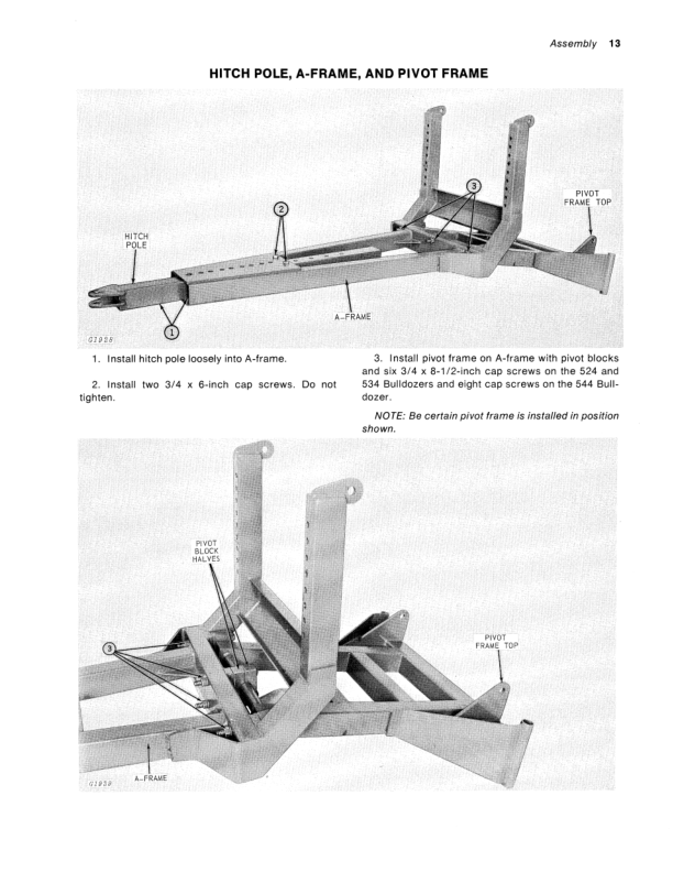 John Deere 524, 534, 544 Agricultural Bulldozer Operator's Manual (OMGA10397) - Image 2