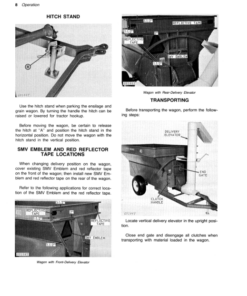 Alternative view of John Deere 410 Ensilage, Grain Wagons Operator's Manual (OMGA10409)