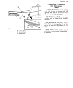 Alternative view of John Deere 230 Shredder-Feeder Operator's Manual (OMGA10450)
