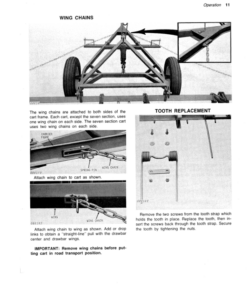 Alternative view of John Deere 1800 Wheel Drawbar Cart & Harrow Sections Operator's Manual (OMGA10463)