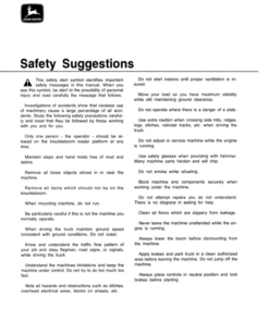 Alternative view of John Deere 7640 Knuckleboom Loader Operator's Manual (OMGA10485)